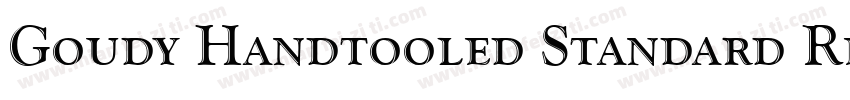 Goudy Handtooled Standard Regular字体转换